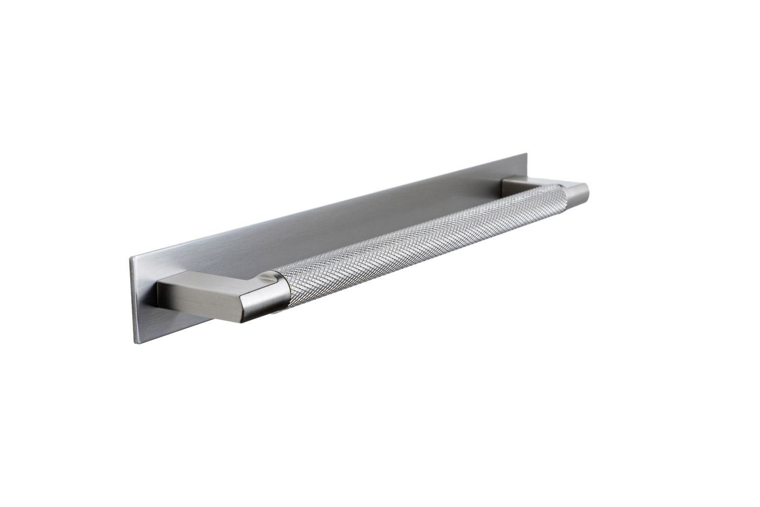 Didsbury D Handle with Backplate, Stainless Steel