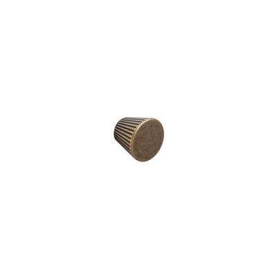 Alchester Knob Handle, Aged Brass (Central hole centre)