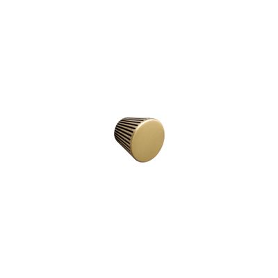 Alchester Knob Handle, Satin Brass (Central hole centre)