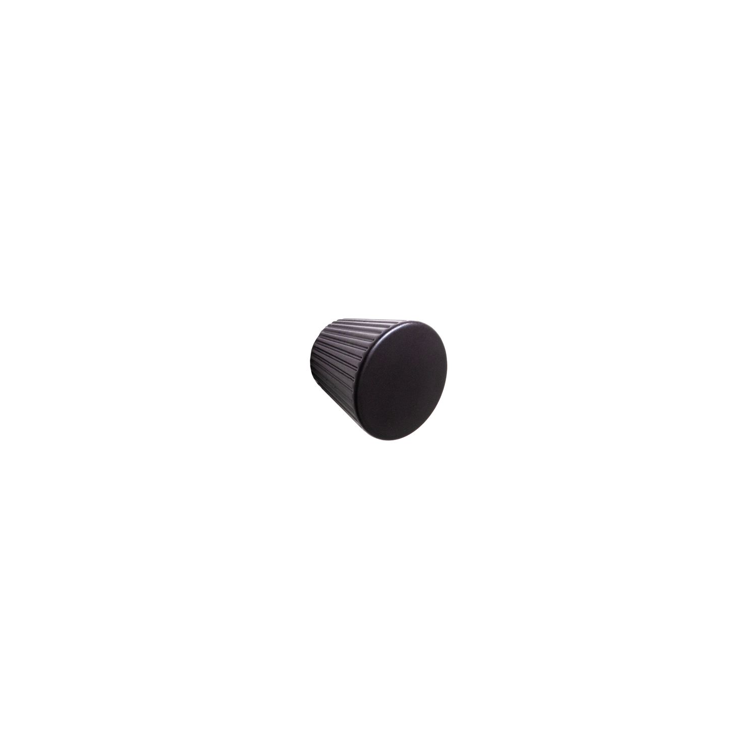 Alchester Knob Handle, Matt Black (Central hole centre)
