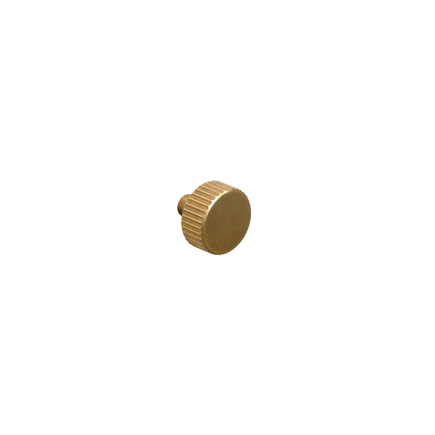 1 x Arden Knob Handle, Aged Brass  (Central hole centre)