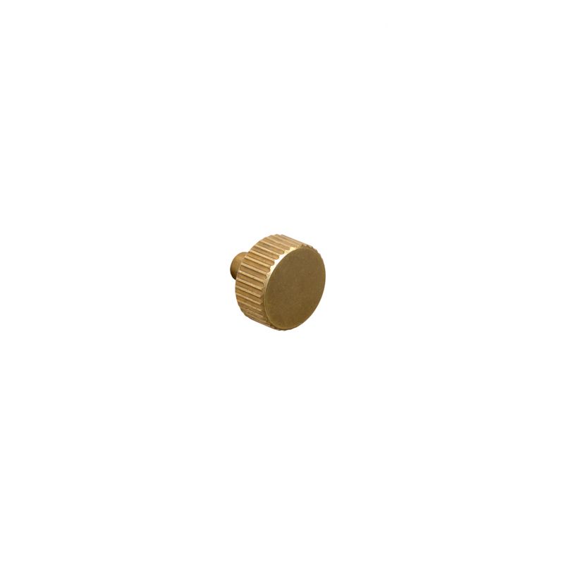 1 x Arden Knob Handle, Aged Brass  (Central hole centre)