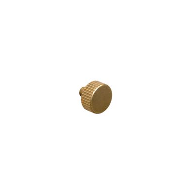 1 x Arden Knob Handle, Aged Brass  (Central hole centre)