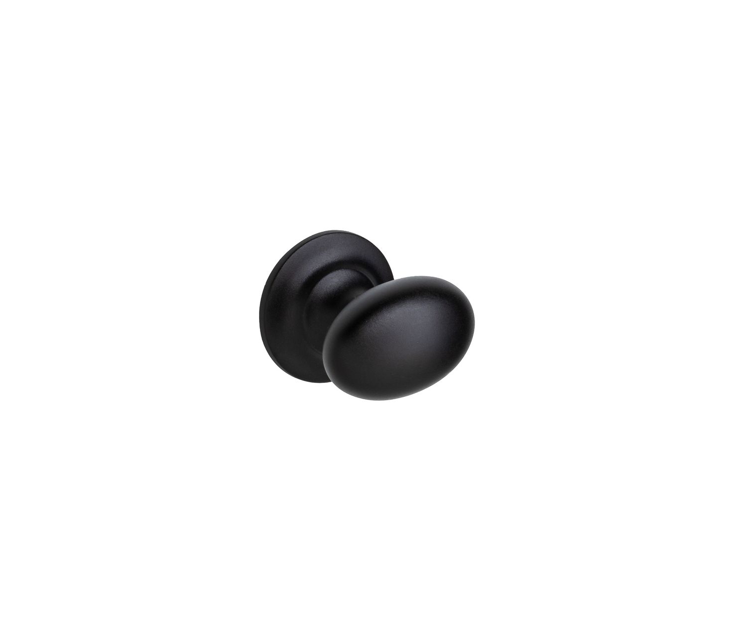 Barnard Knob Handle, Matt Black (Central hole centre)