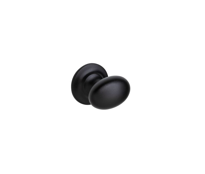 Barnard Knob Handle, Matt Black (Central hole centre)
