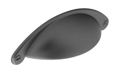 Barton Cup Handle, Satin Black (64mm hole centre)