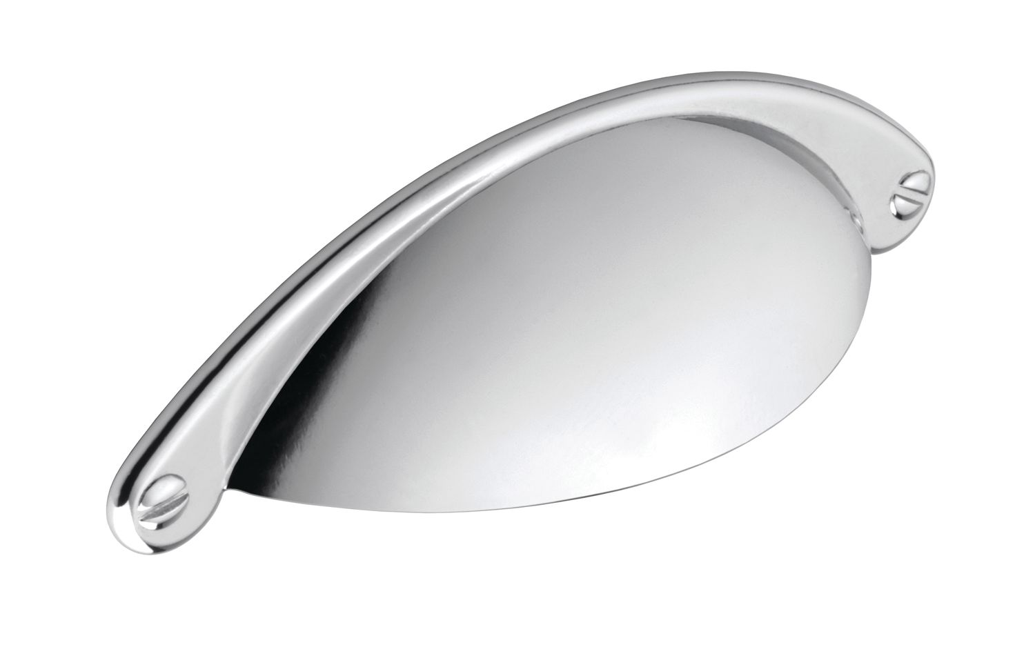 Barton Cup Handle, Polished Chrome (64mm hole centre)