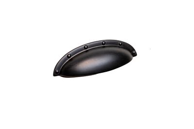 Belgrave Cup Handle, Matt Black (64mm hole centre)