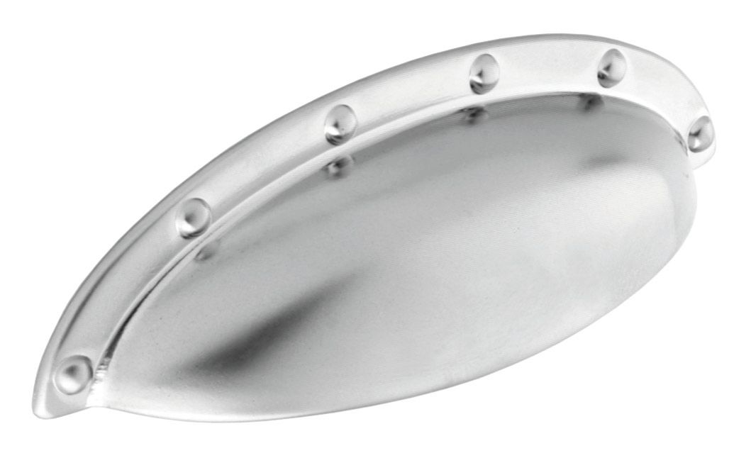 Belgrave Cup Handle, Satin Nickel (64mm hole centre)