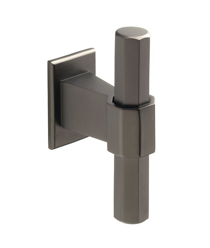 Bloomfield T Handle, Satin Black (Central hole centre)