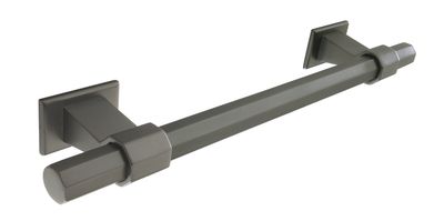 Bloomfield Bar Handle, Satin Black (160mm hole centre)