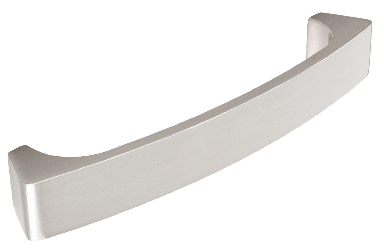 Burton Bow Handle, Brushed Stainless Steel Effect (128mm hole centre)