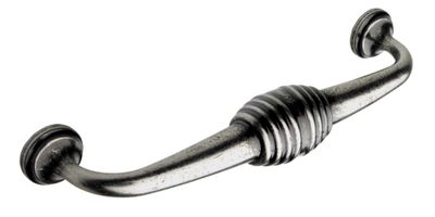 Canterbury D Handle, Antique Pewter Effect (128mm hole centre)
