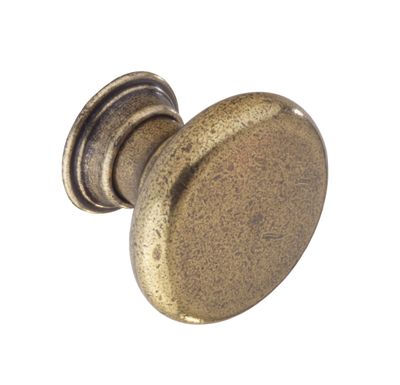 Claremont Knob Handle, Antique Bronze (Central hole centre) Claremont Knob Handle, Antique Bronze (Central hole centre)