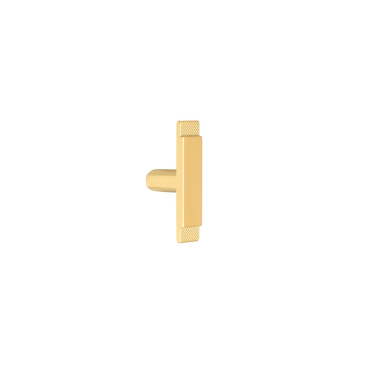 Dunston T Handle, Satin Brass (Central hole centre)