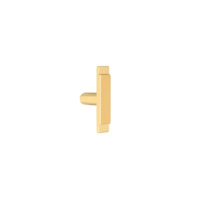 Dunston T Handle, Satin Brass (Central hole centre)