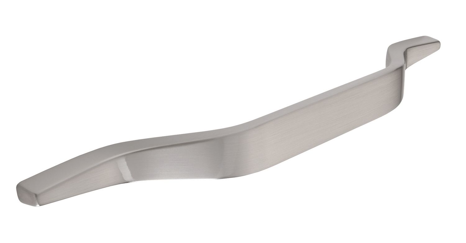 Fleet D Handle, Polished Stainless Steel Effect (160mm hole centre)