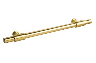 Gales Bar Handle, Satin Brass (160mm hole centre)