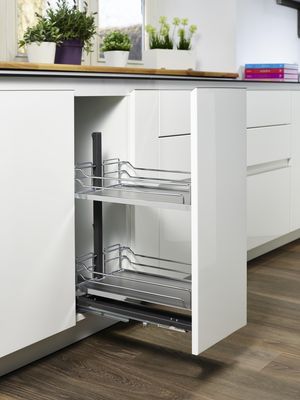 Kesseböhmer Dispensa Junior Chrome Arena Base Pull-out