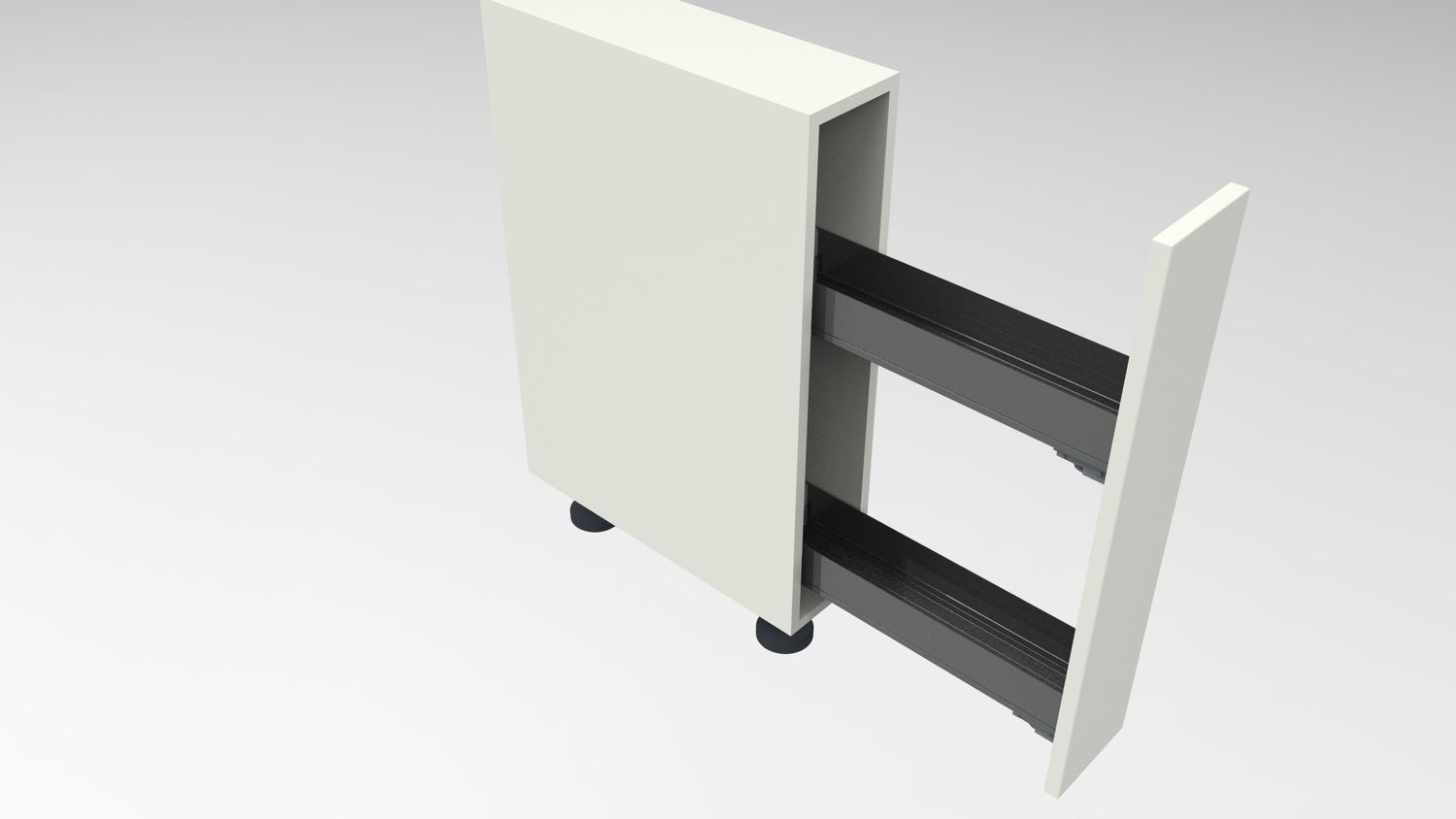 Kesseböhmer Anthracite Arena Pure Base Pull-out for 150mm cabs