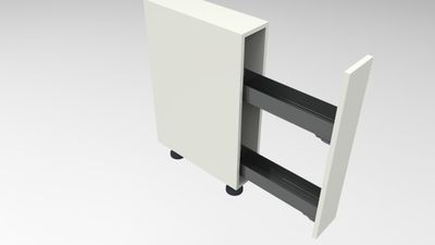 Kesseböhmer Anthracite Arena Pure Base Pull-out for 150mm cabs