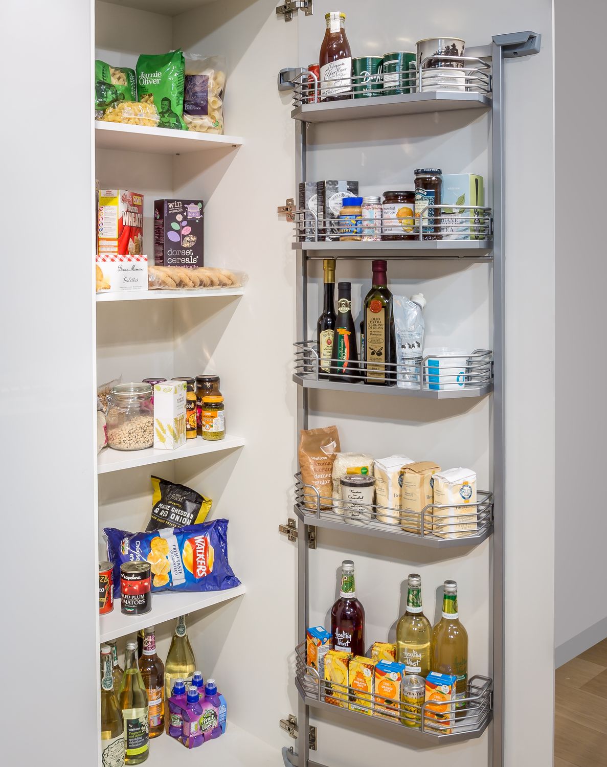 Kesseböhmer Tandem Silver Arena Larder Side door shelf