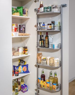 Kesseböhmer Tandem Silver Arena Larder Side door shelf