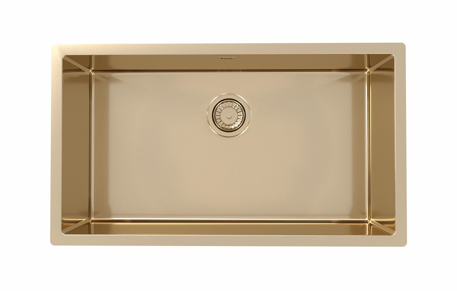 Alveus Quadrix 60 Bronze Sink for 800-900mm cabinet, Single bowl