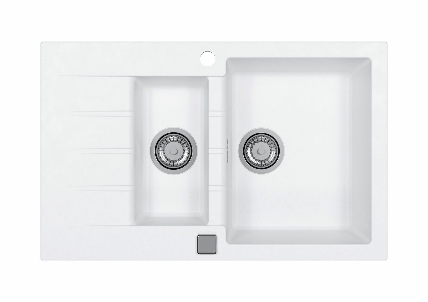Alveus Cadit 70 Inset sink for 600mm cabinet, One and half bowl