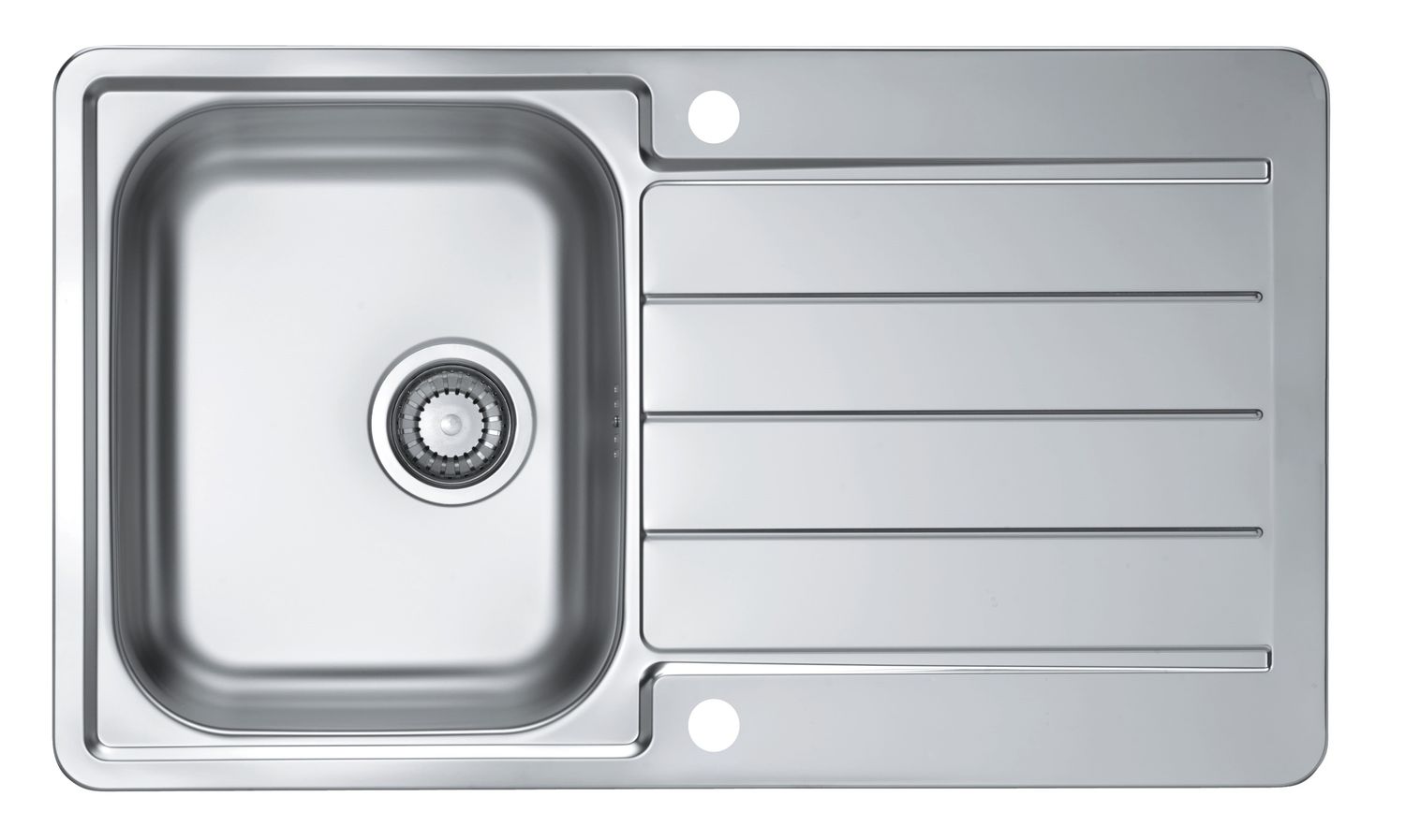 Alveus Line 20 Stainless Steel Inset sink for 450mm cabinet, One and half bowl