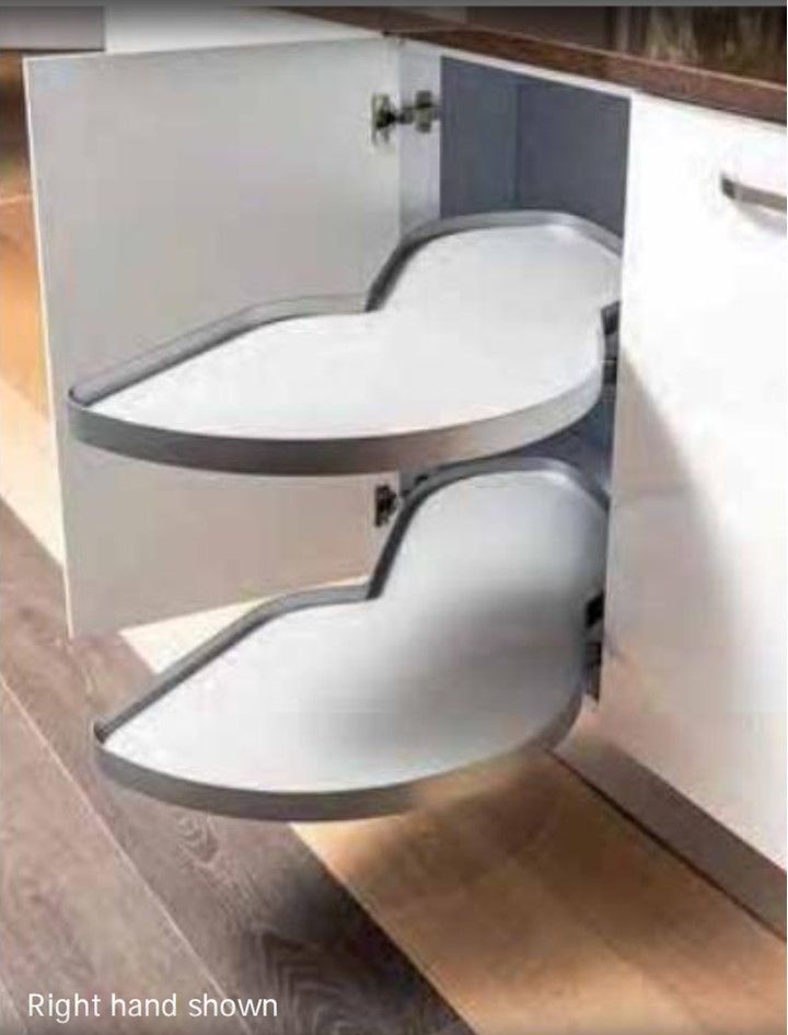 Kesseböhmer Moveboard Silver Arena Base Corner Pull-out for 800mm cabs
