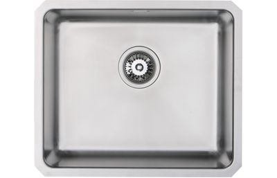 Mastercraft Large Single Bowl R25 Inset/Undermount Sink - Stainless Steel