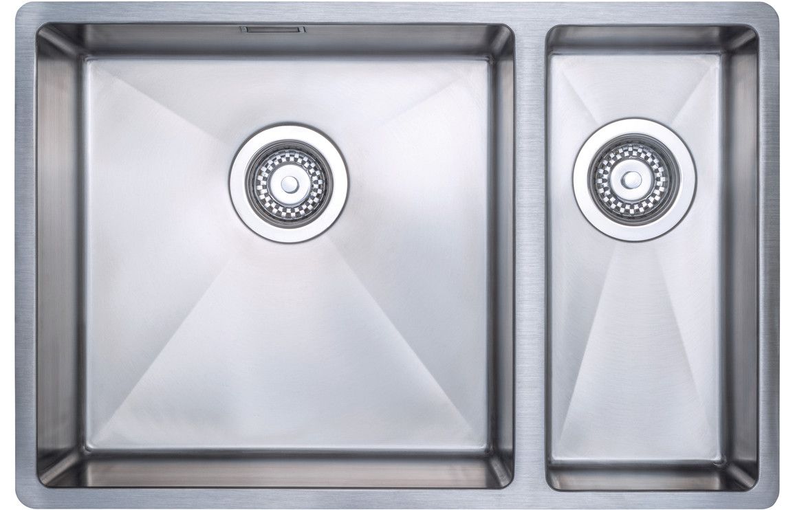 Mastercraft Large 1.5 Bowl R10 Inset/Undermount Sink (Left Hand)  - Stainless Steel