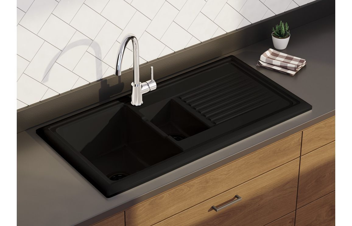 Mastercraft 1.5 Bowl Reversible Ceramic Sink
