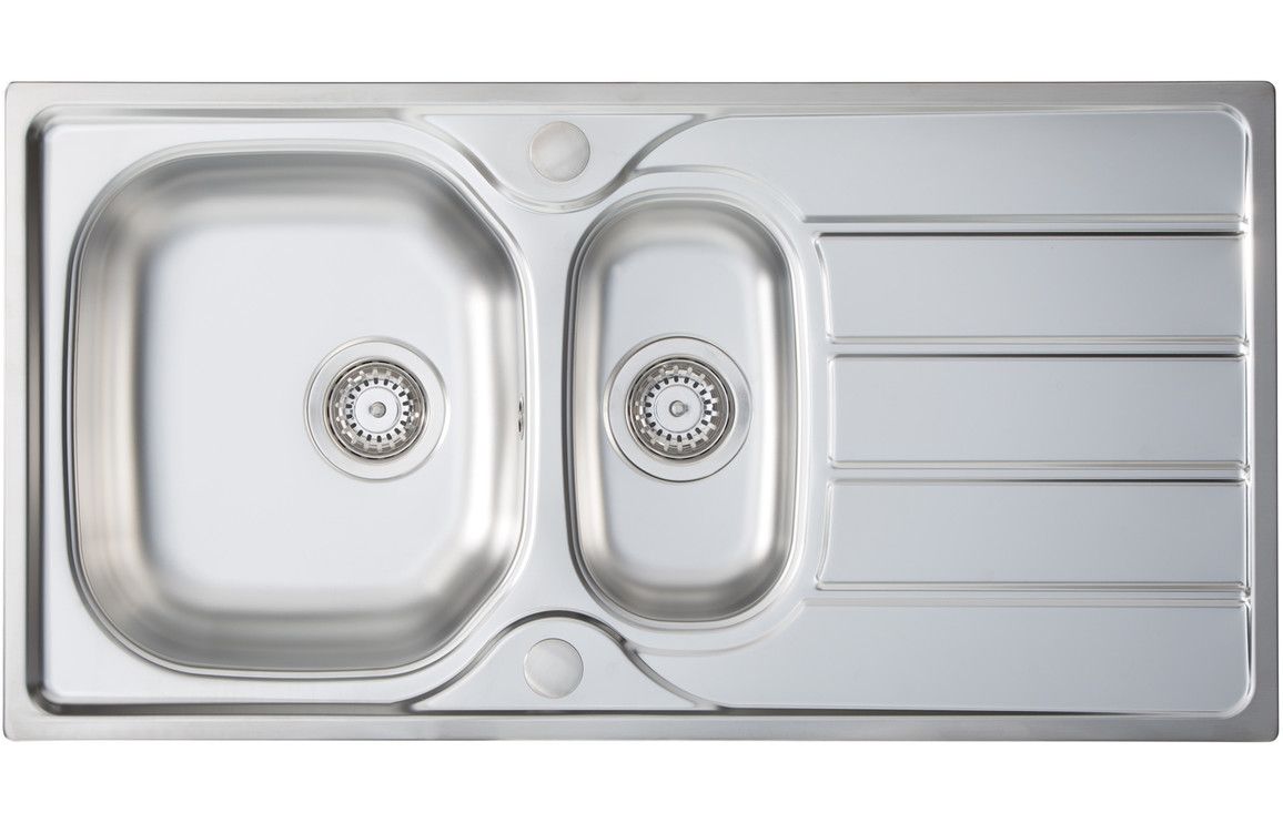 Mastercraft 1.5 Inset Sink with Drainer - Stainless Steel