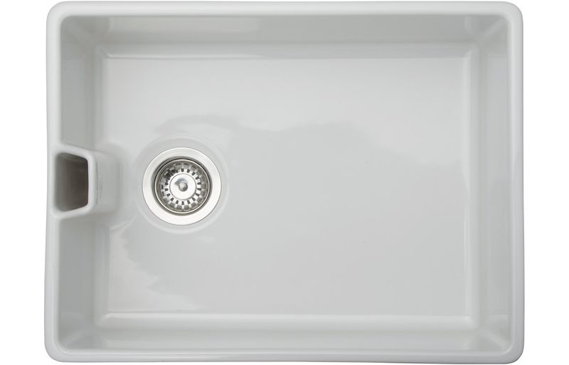 Mastercraft Single Bowl Belfast Fire Clay Sink - White