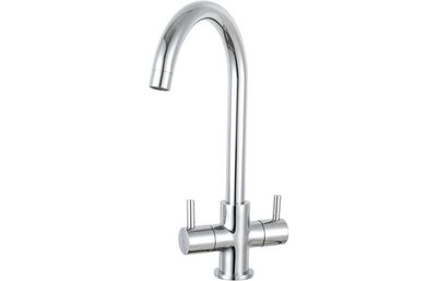 Mastercraft Staten Swan Neck Dual Lever Mixer Tap Mastercraft Staten Swan Neck Dual Lever Mixer Tap