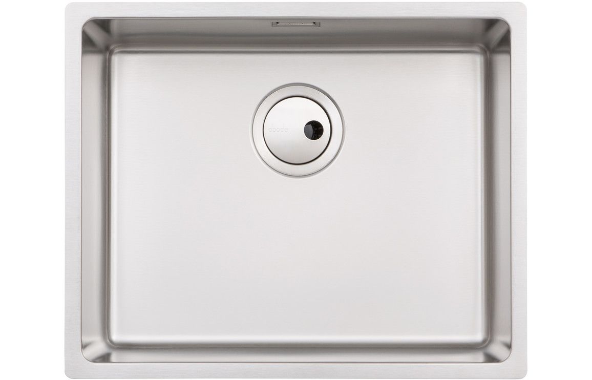 Abode Matrix R15 Single Bowl 500mm Undermount/Inset Sink - Stainless Steel