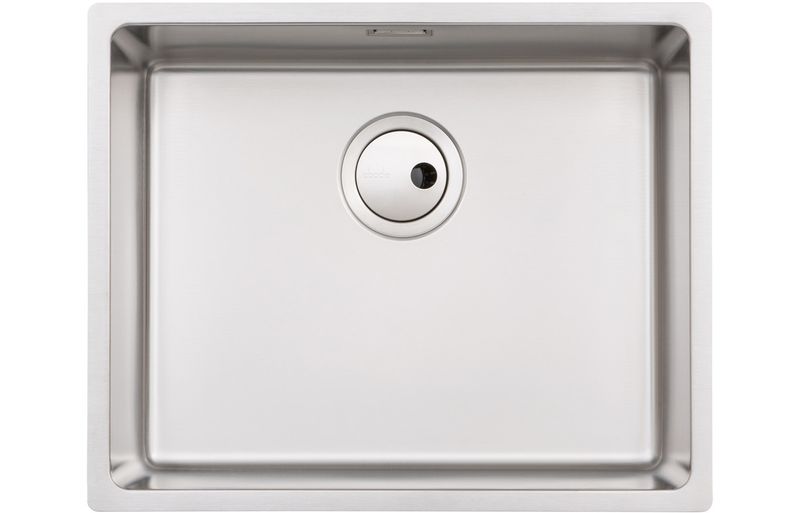 Abode Matrix R15 Single Bowl 500mm Undermount/Inset Sink - Stainless Steel