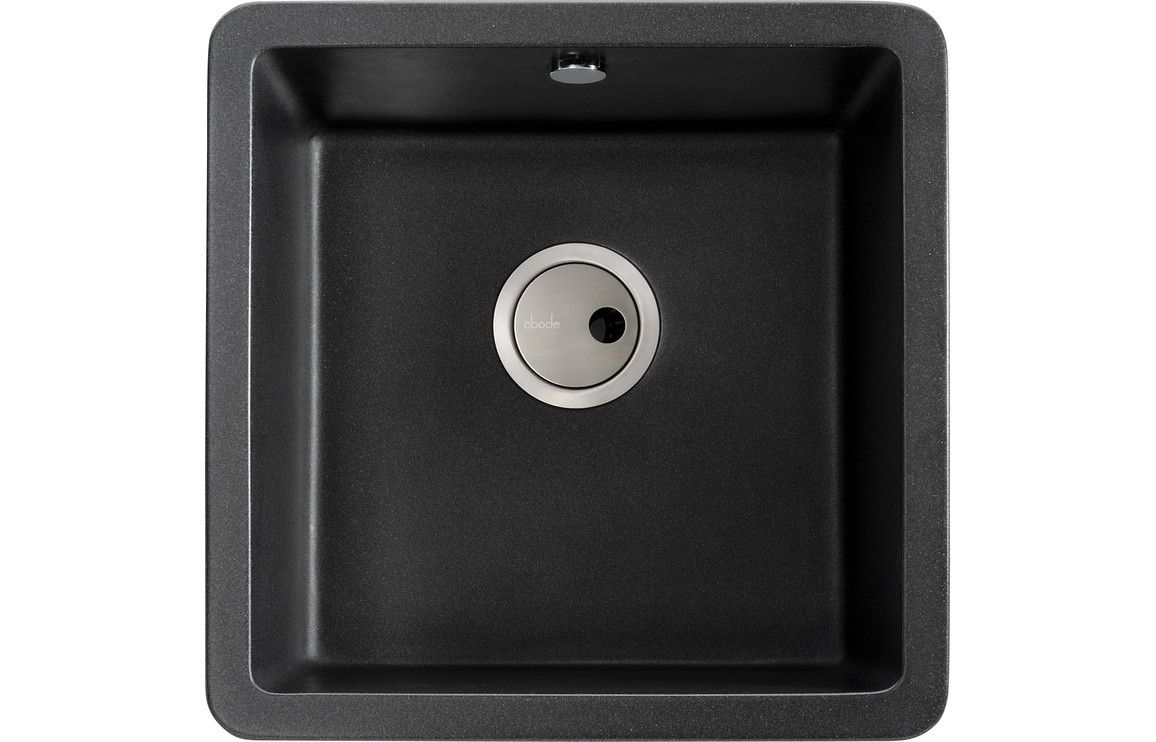 Abode Matrix SQ GR15 Single Bowl Granite Inset/Undermount Sink