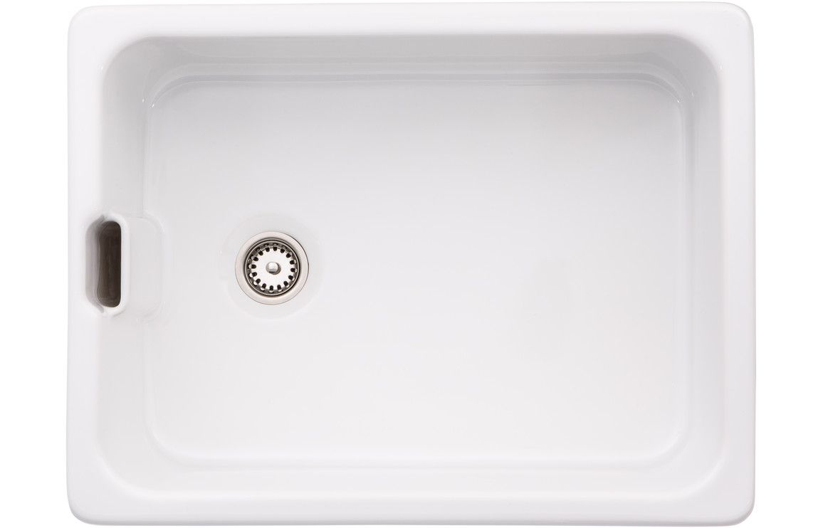 Abode New Belfast Single Bowl Undermount Sink - Ceramic