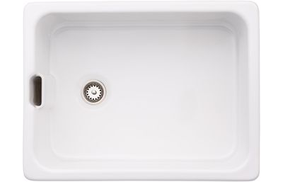 Abode New Belfast Single Bowl Undermount Sink - Ceramic Abode New Belfast Single Bowl Undermount Sink - Ceramic