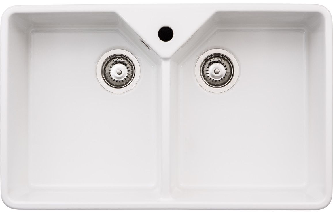 Abode Provincial Large Double Bowl Belfast-style Undermount Sink