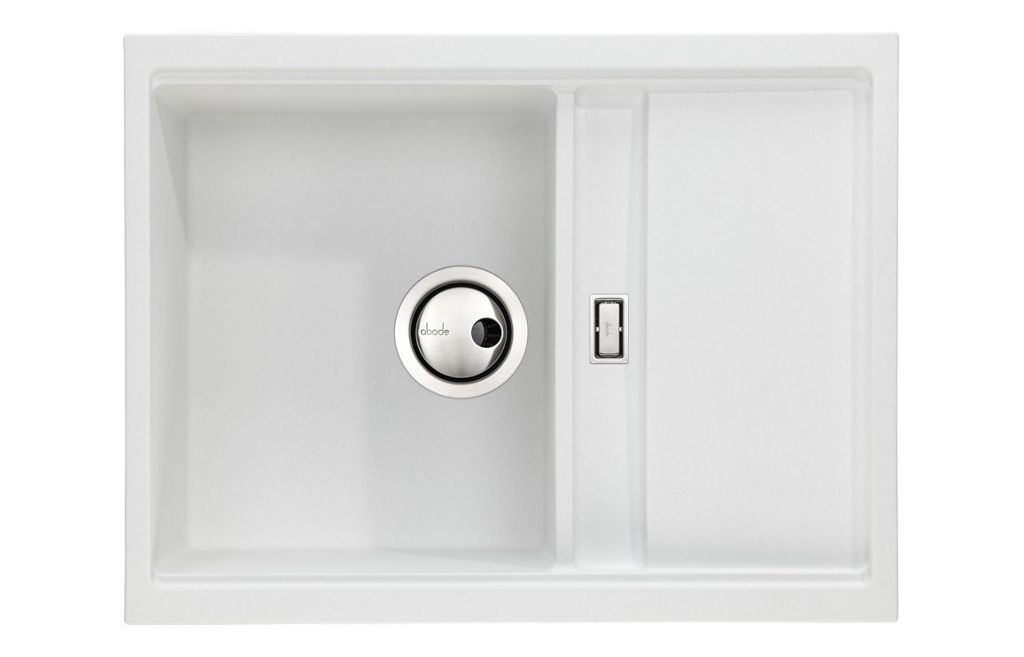 Abode Syncronist Compact 1.25 Bowl &amp; Drainer Inset/Undermount Sink