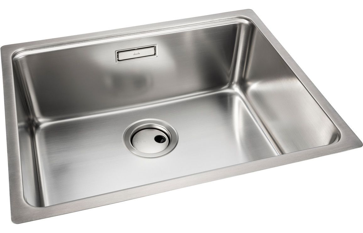 Abode System Sync Large Main Bowl Sink &amp; Accessory Trio Pack - Stainless Steel