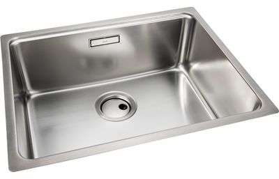 Abode System Sync Large Main Bowl Sink &amp; Accessory Trio Pack - Stainless Steel