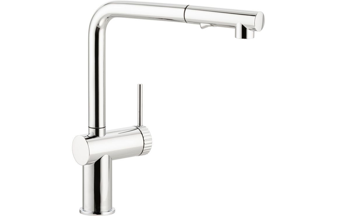 Abode Fraction Pull-Out Mixer Tap, Please Select a Finish:: Chrome