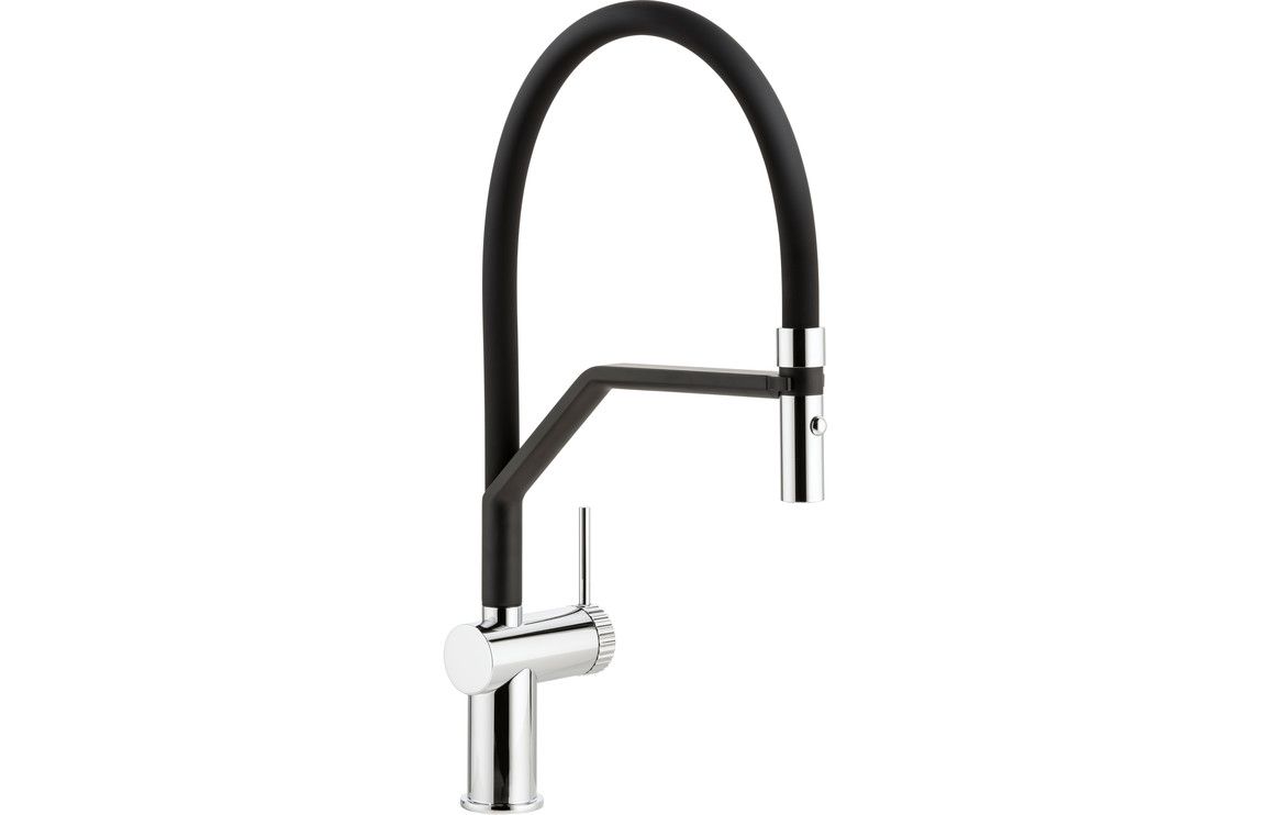 Abode Fraction Semi-professional Pull-Out Mixer Tap, Please Select a Finish:: Chrome