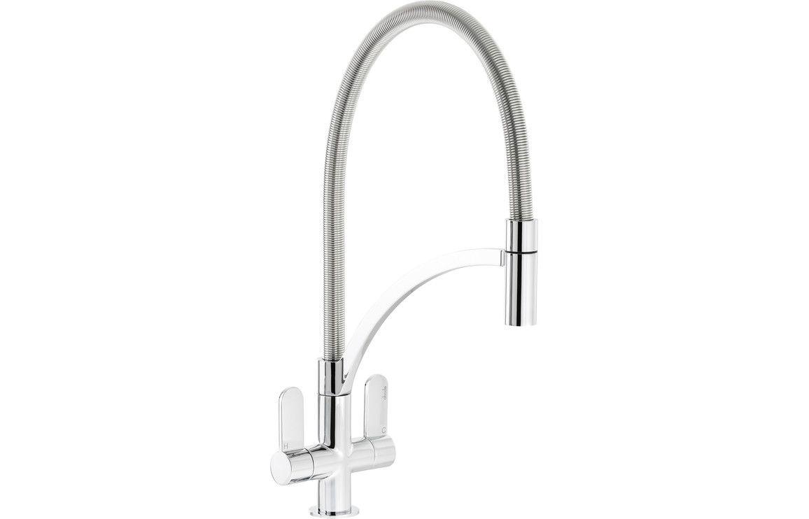 Abode Genio Monobloc Semi-Professional Mixer Tap, Please Select a Finish:: Chrome