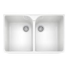 Franke Villeroy & Boch Belfast Double Bowl Fireclay Ceramic Sink